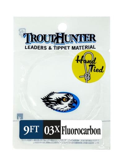 TH Fluorocarbon Leader w/loop 9ft 3X | 0.205 mm