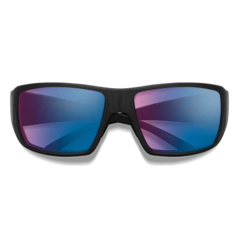 Guide's Choice Matte Black CP Glass Polarchromic Rose Blue Mirror view 2