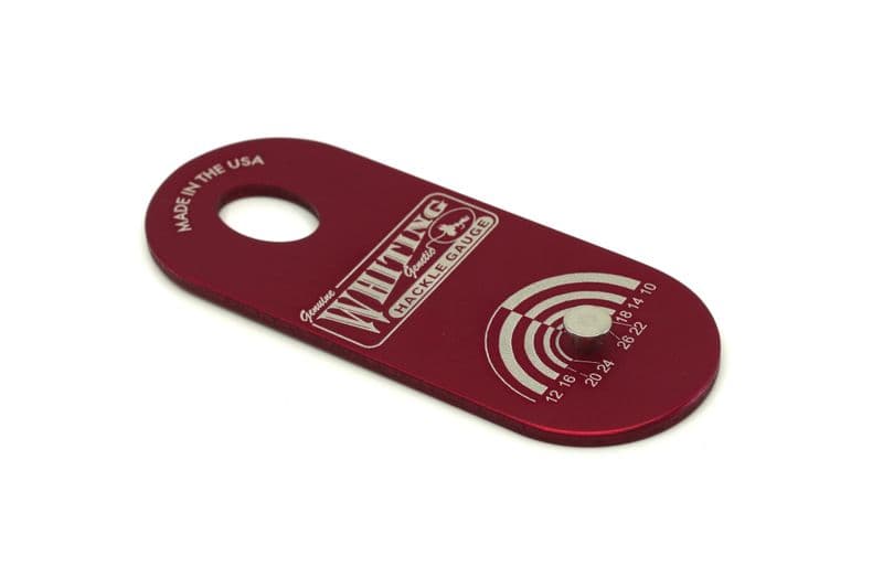 Whiting Hackle Gauge Ruby view 1