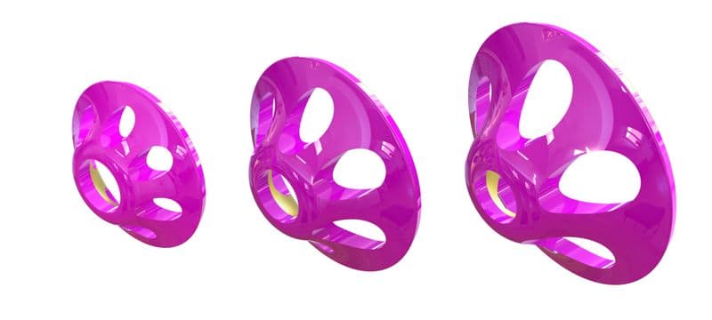 Ultra Sonic Discs M 9mmFl. Pink view 3