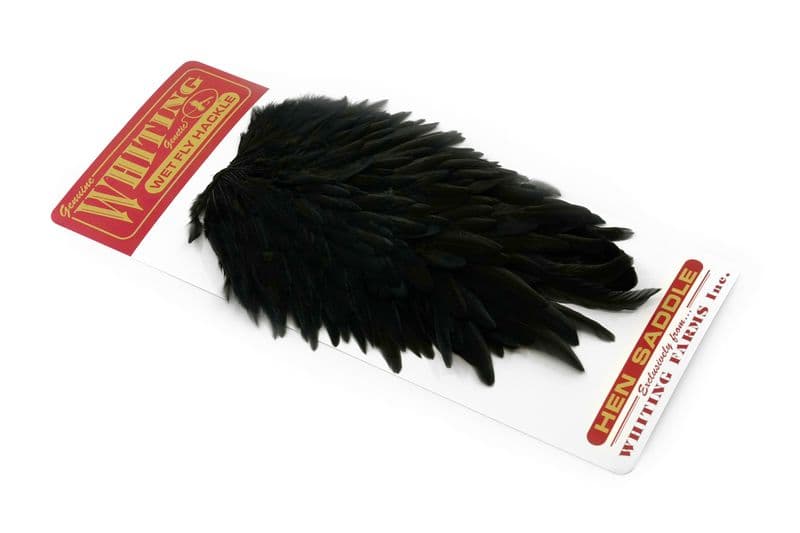 Whiting Hen Saddle Black view 2