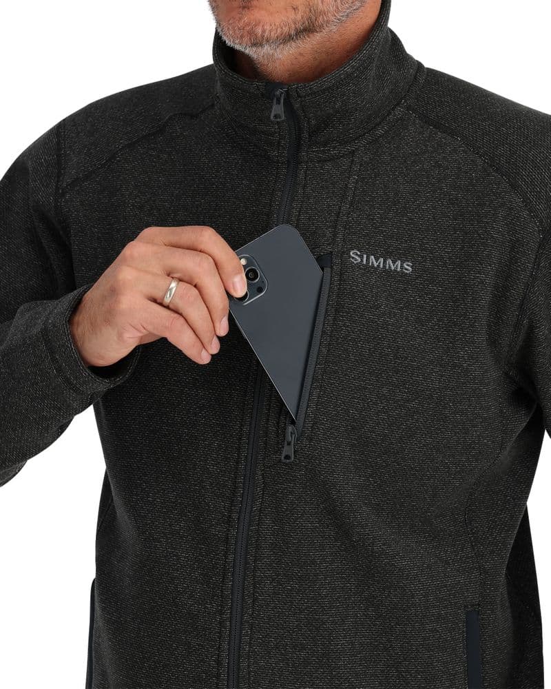 Rivershed Full Zip Black Heather view 1