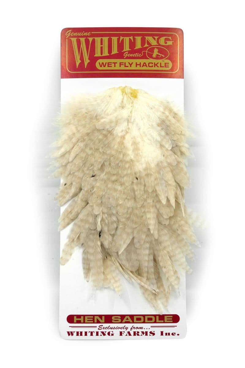 Whiting Hen Saddle Pale Watery Dun view 3
