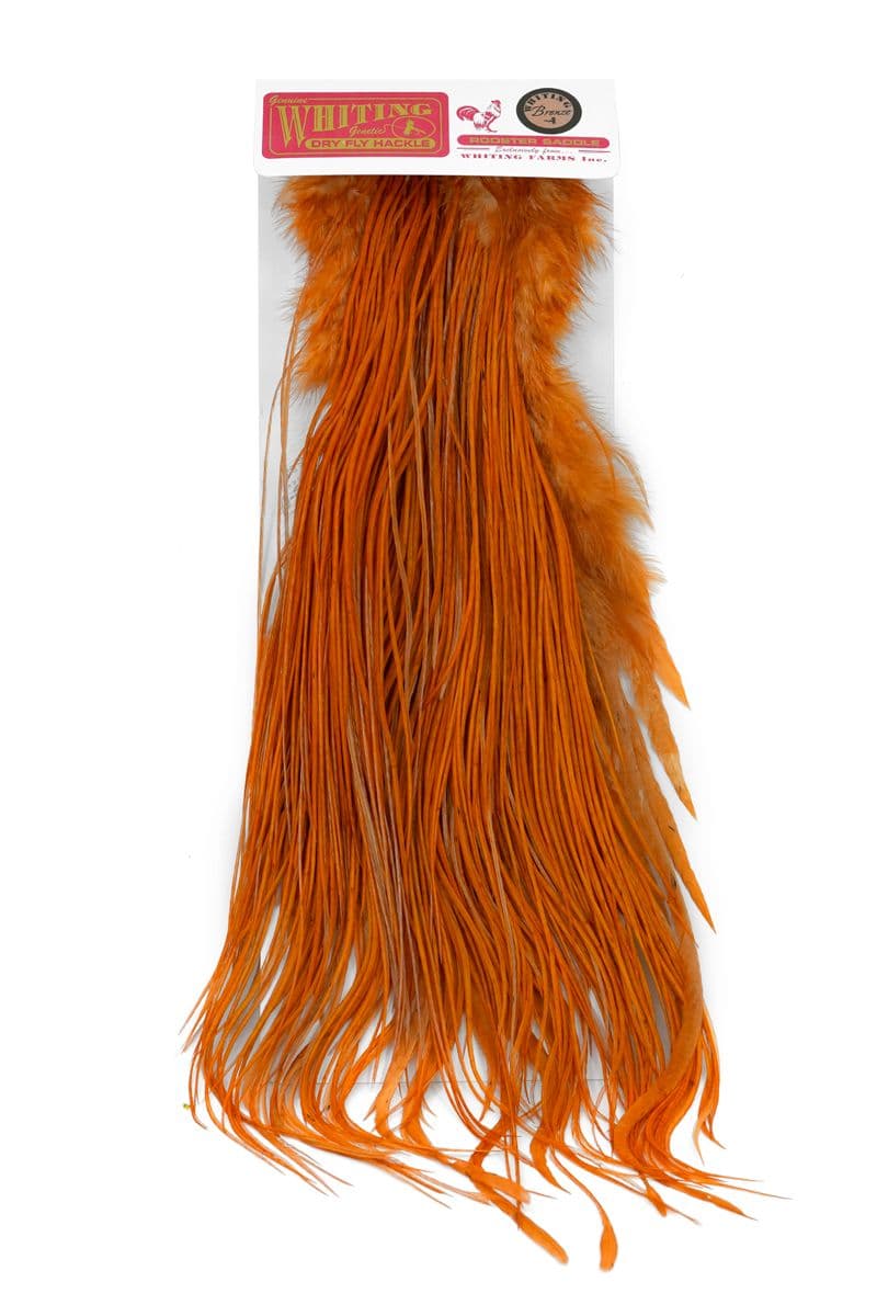Whiting Bronze Saddle White dyed Golden Brown view 3