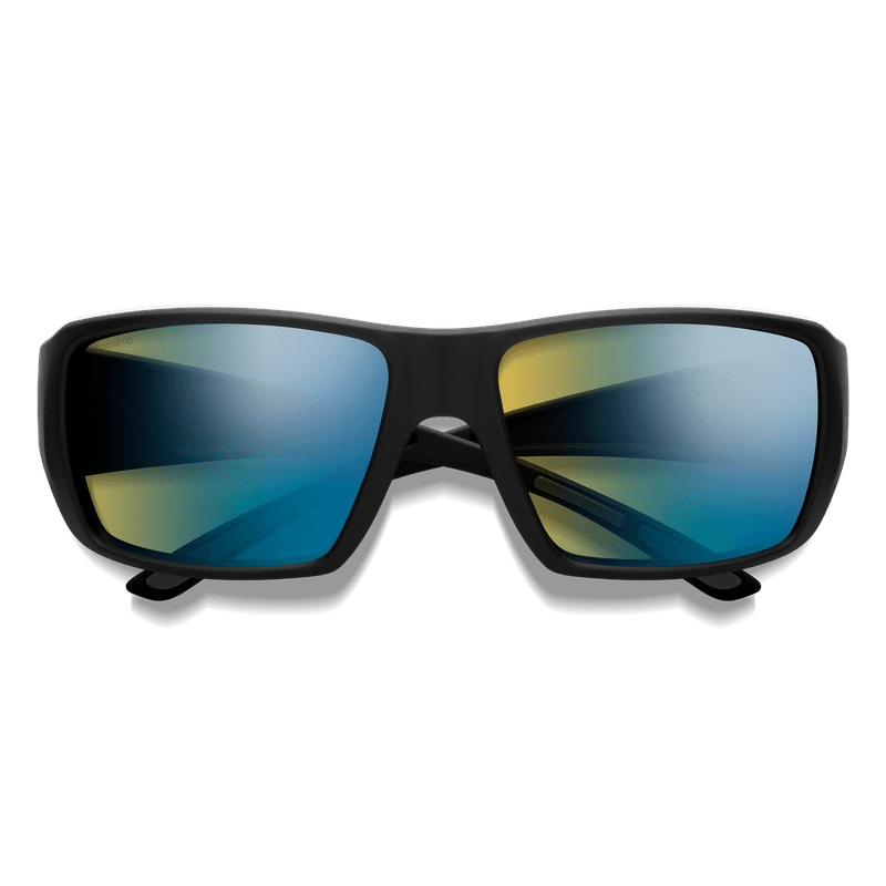 Guide's Choice XL Matte Black CP Glass Polarchromic Yellow Blue Mirror view 1