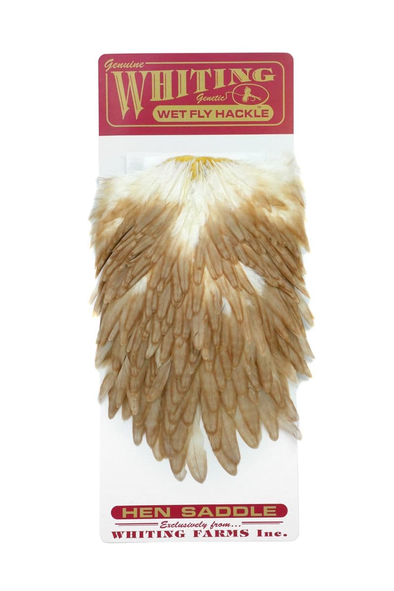 Whiting Hen Saddle Honey Dun view 3