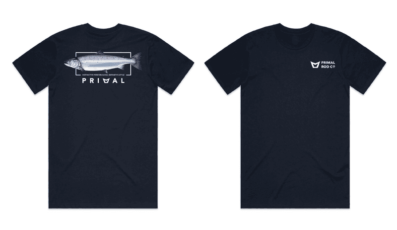 Primal Artist Tee Salmon Navy view 2