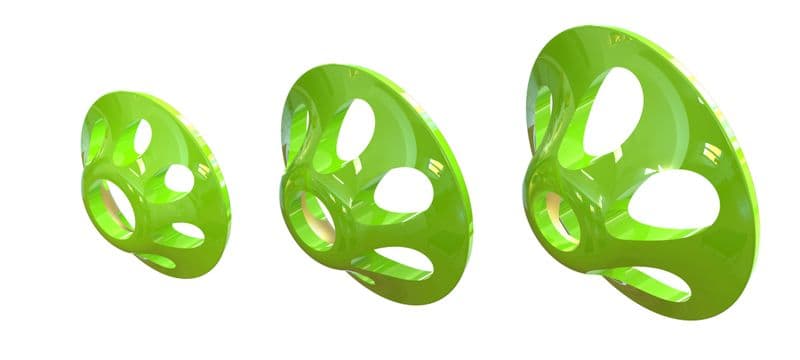 Ultra Sonic Discs M 9mm Chartreuse view 3