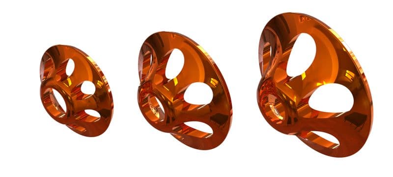 Ultra Sonic Discs M 9mm Orange Met view 3