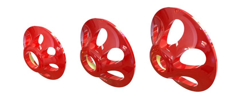 Ultra Sonic Discs M 9mm Red view 3