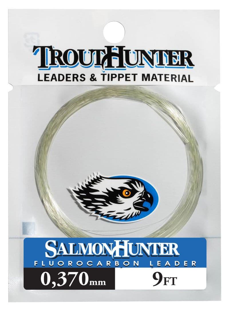 SalmonHunter Fluorocarbon Leader 9ft | 0.370 mm