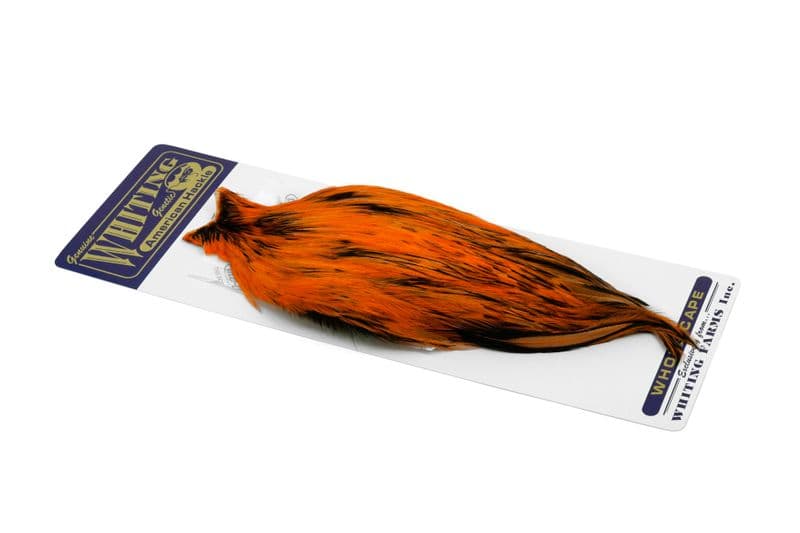 American Rooster Cape BLW dyed Shrimp Orange view 2