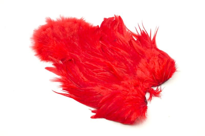 Whiting Rooster SH/C White dyed Red view 1