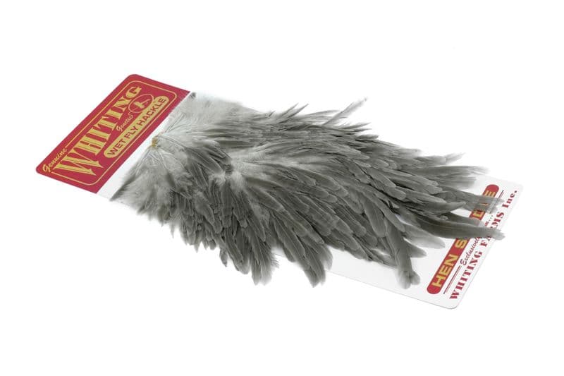 Whiting Hen Saddle Natural Dun view 2