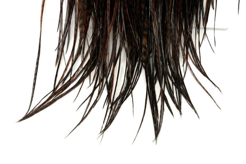 Whiting Silver Saddle Grizzly dyed Coachman Brown view 5