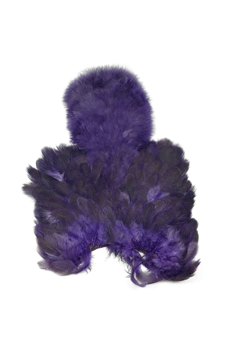 Brahma Hen SH/C Speckled dyed Purple view 3