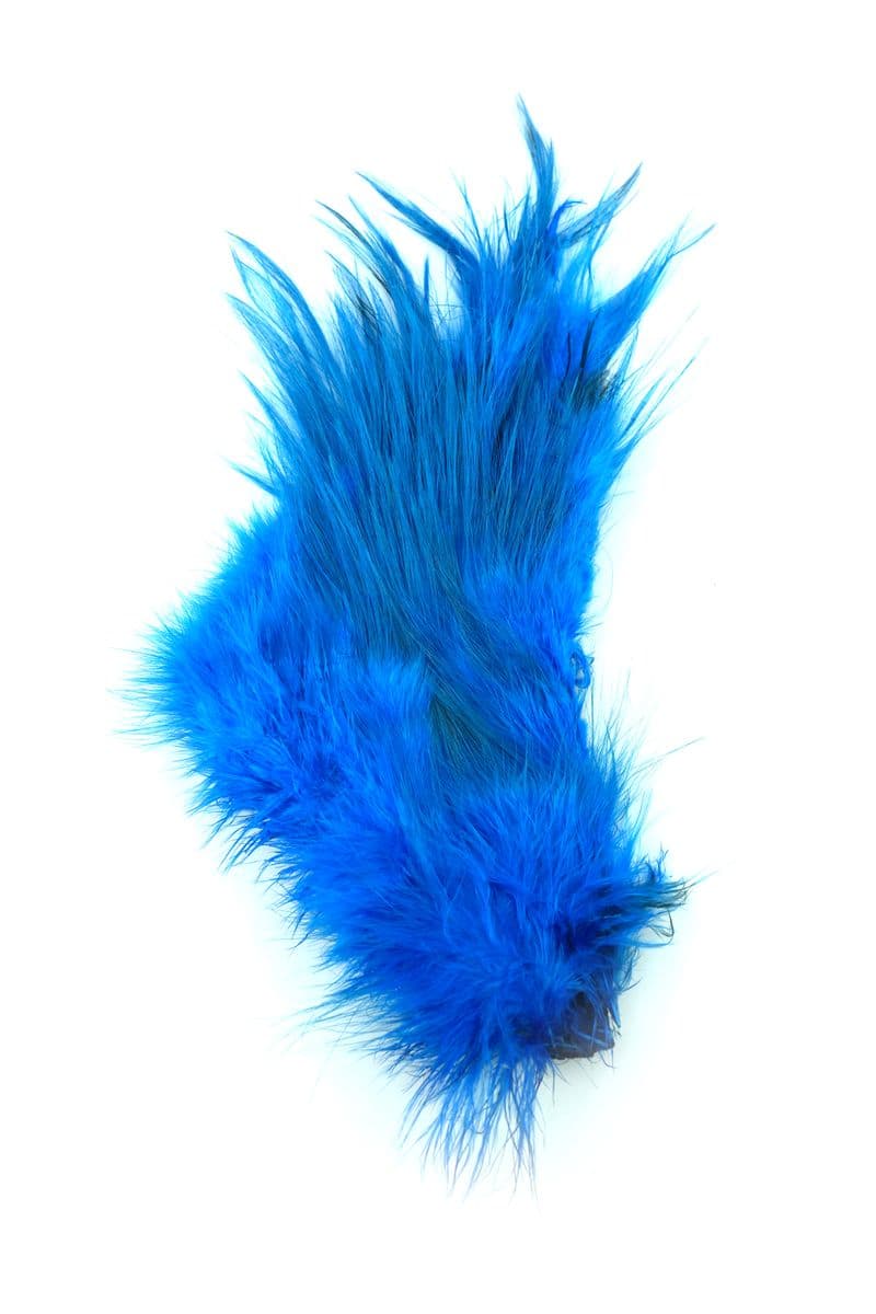 Bird Fur White dyed Kingfisher Blue view 3