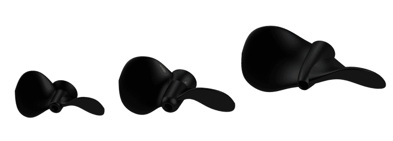 Propellers S (10mm) Black view 3