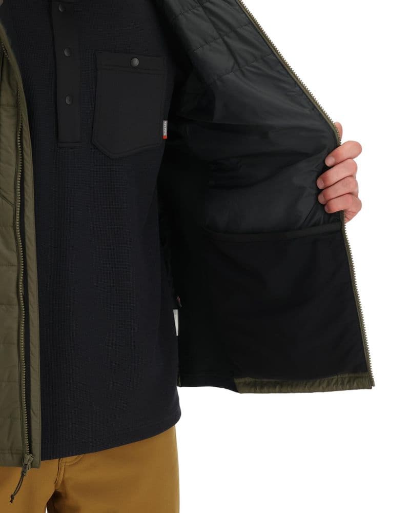 Fall Run Hybrid Hoody Loden view 8