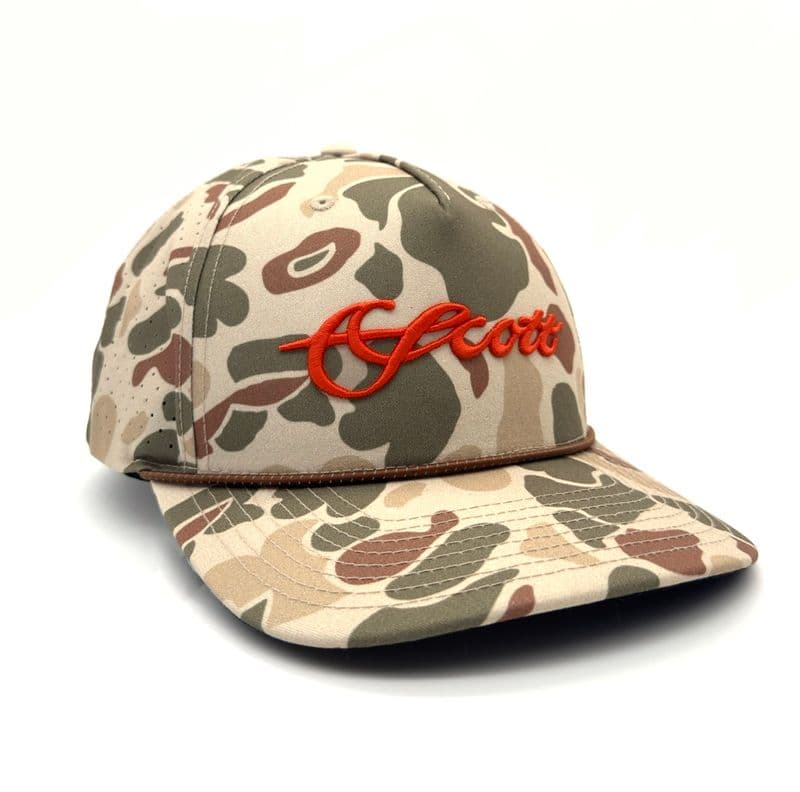 Duck Camo Hat Scott Script view 2