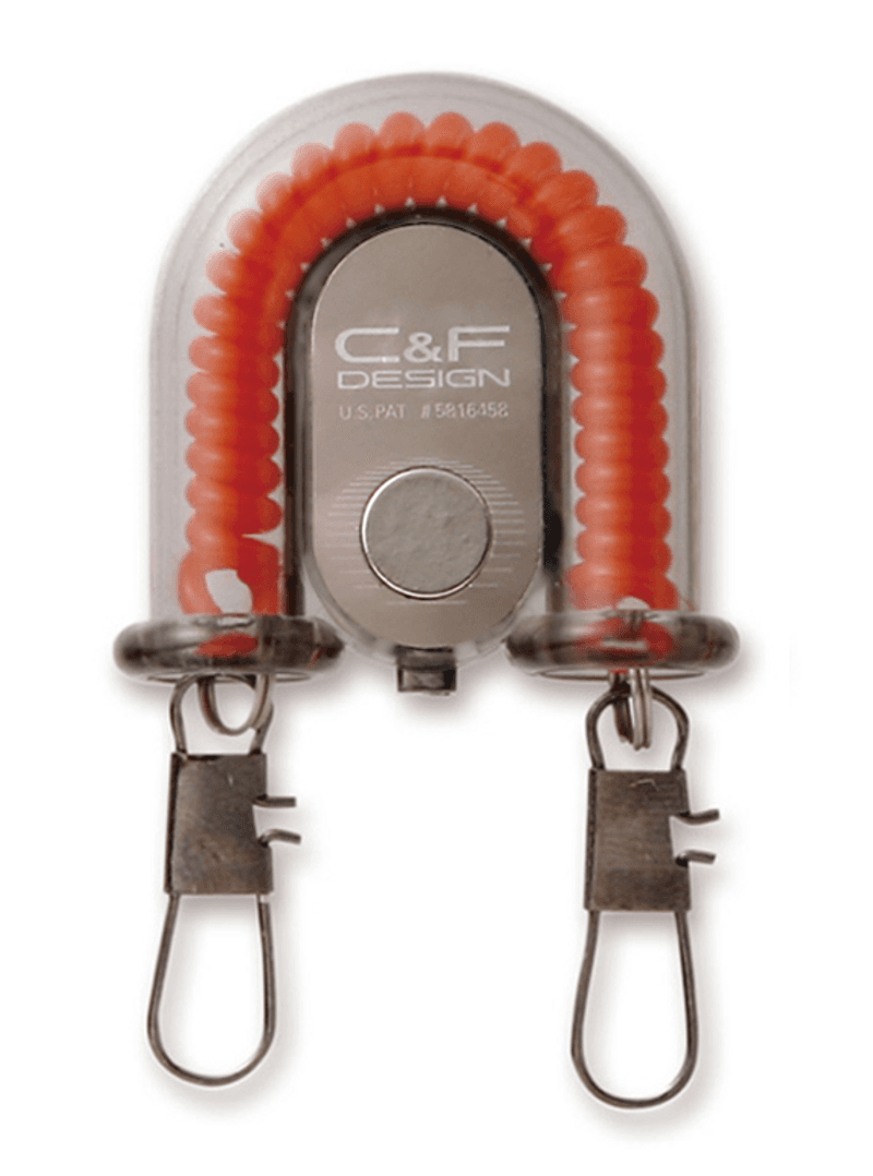 2-in-1 Retractor w Fly Catcher Orange (CFA-70WF) view 2