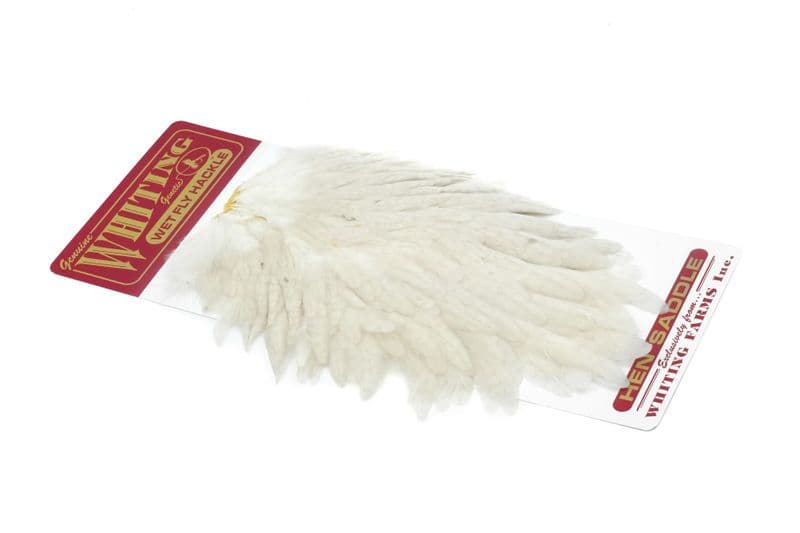 Whiting Hen Saddle White view 2