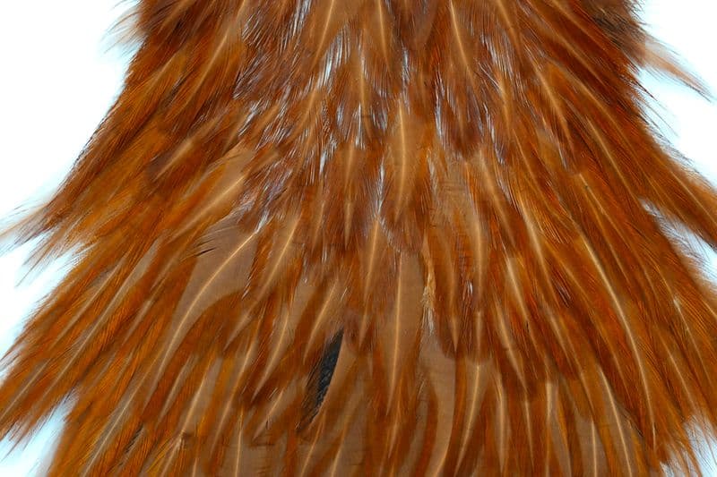 American Rooster Saddle White dyed Natural Brown view 1