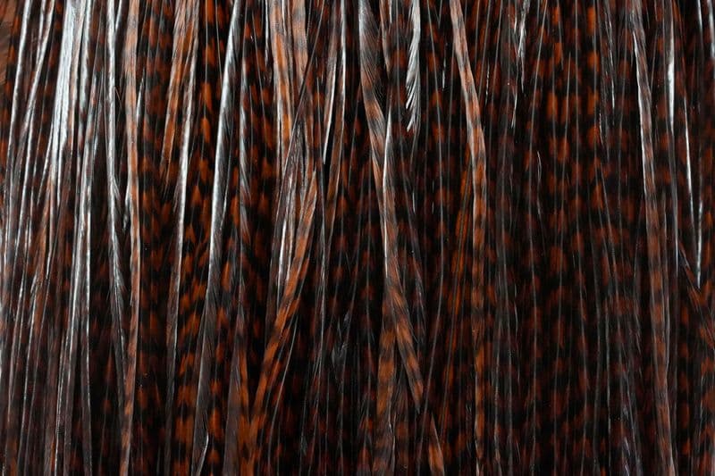 Whiting Silver Saddle Grizzly dyed Coachman Brown view 1