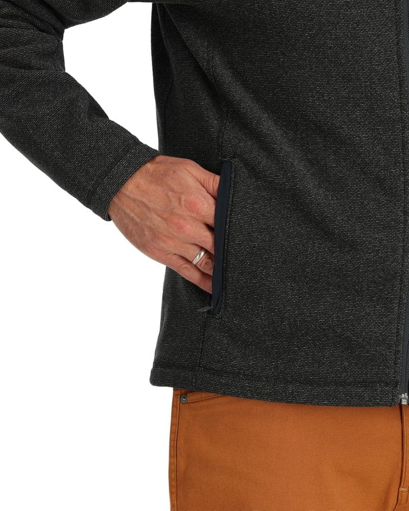 Rivershed Full Zip Black Heather view 5