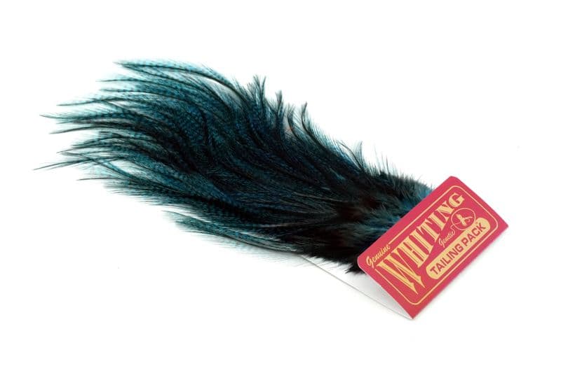 CDL Euro Nymph Tailing Pack Pardo dyed Kingfisher Blue view 1