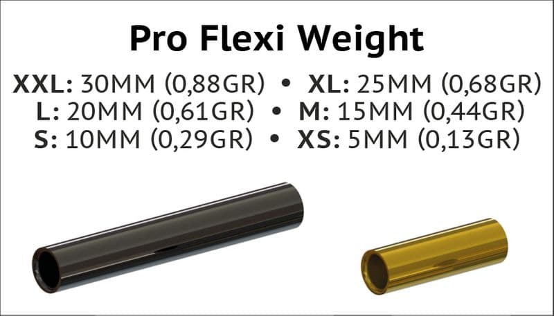 Flexi Weights L 20mm Silver view 1