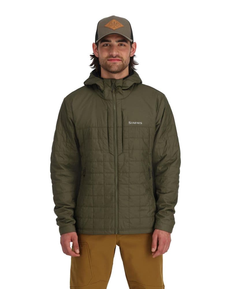 Fall Run Hybrid Hoody Loden view 5
