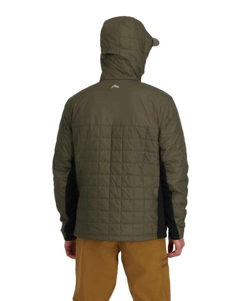 Fall Run Hybrid Hoody Loden view 4