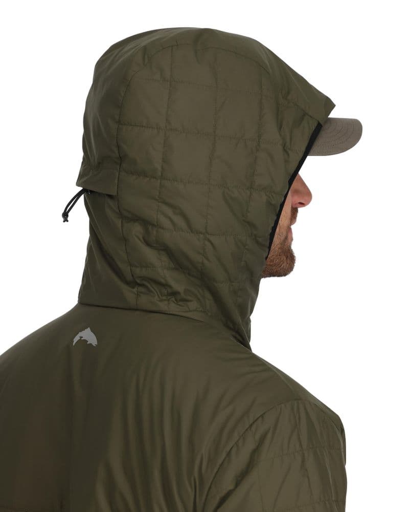 Fall Run Hybrid Hoody Loden view 6