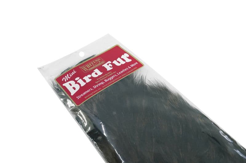 Mini Bird Fur Black view 1