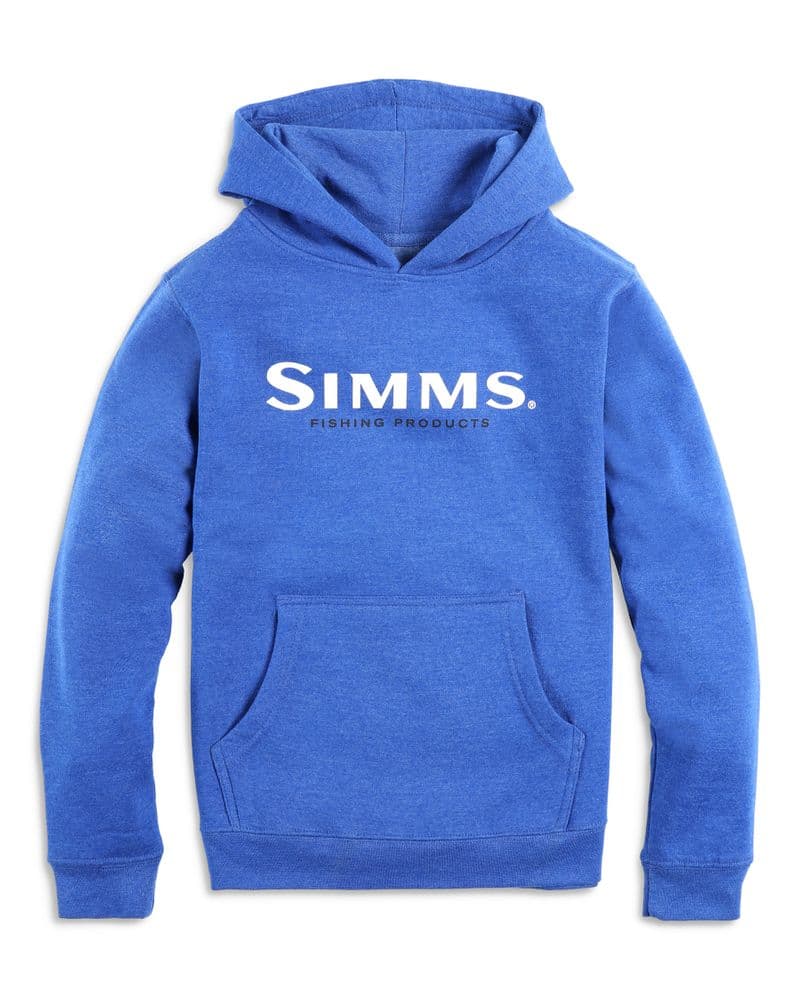 Kid's Simms Logo Hoody Royal view 1