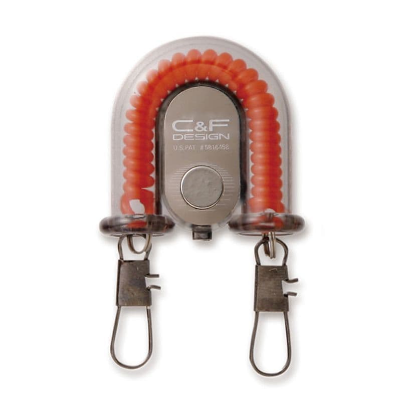 2-in-1 Retractor w Fly Catcher Orange (CFA-70WF) view 1
