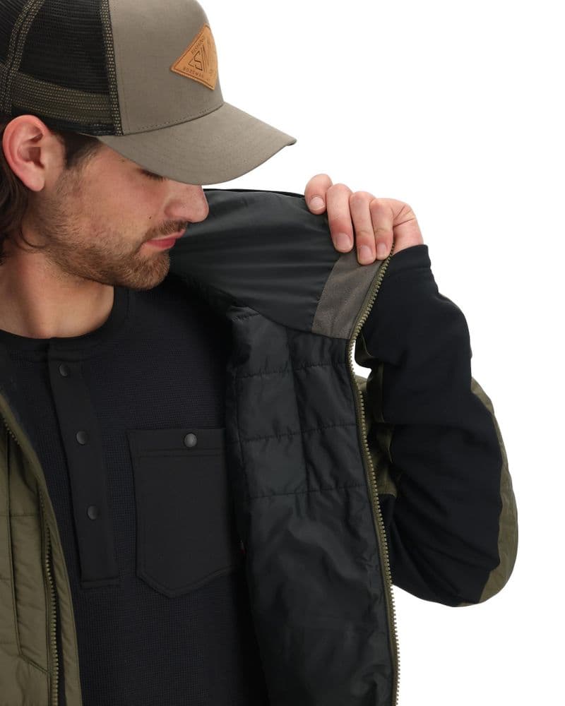 Fall Run Hybrid Hoody Loden view 7