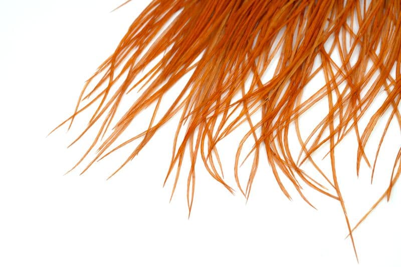 Whiting Bronze Saddle White dyed Golden Brown view 4