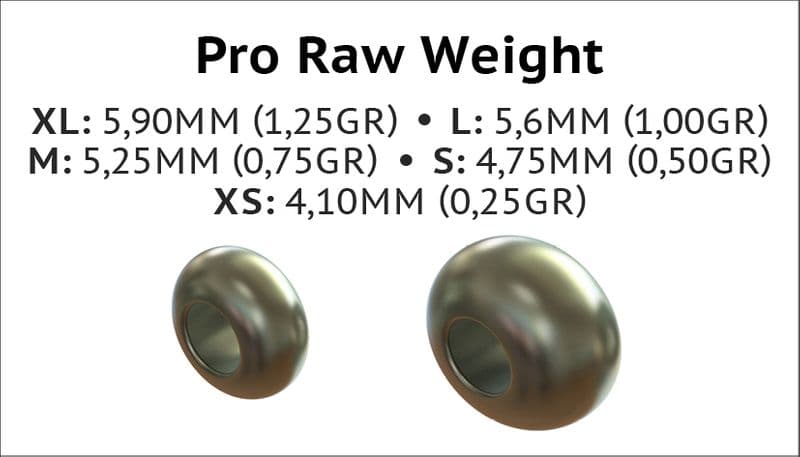 Raw Weights M (0.75 gram) Gray view 3