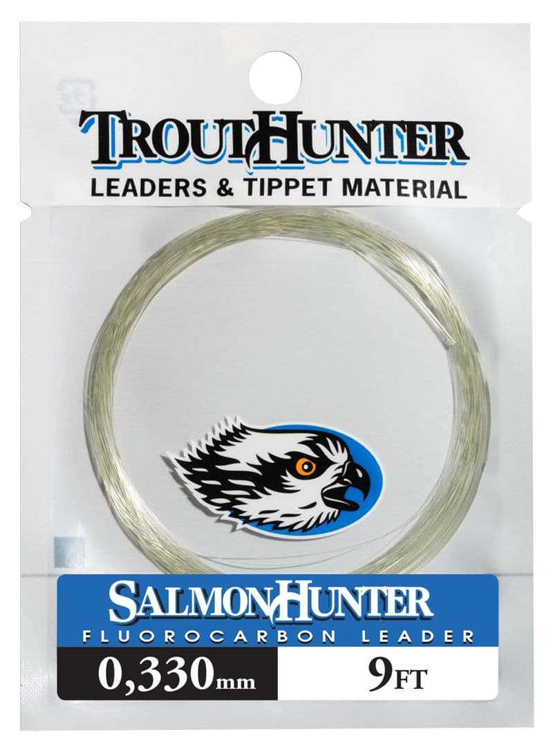 SalmonHunter Fluorocarbon Leader 9ft | 0.330 mm