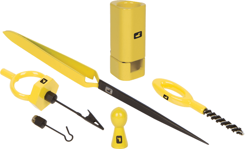 Accessory Fly Tying Tool Kit - Yellow view 1