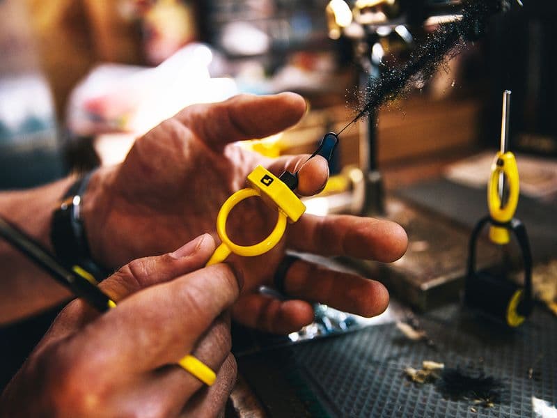 Gator Grip Dubbing Spinner - Yellow view 3