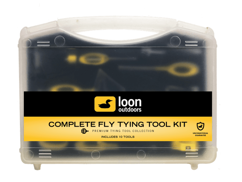 Complete Fly Tying Tool Kit - Yellow view 3