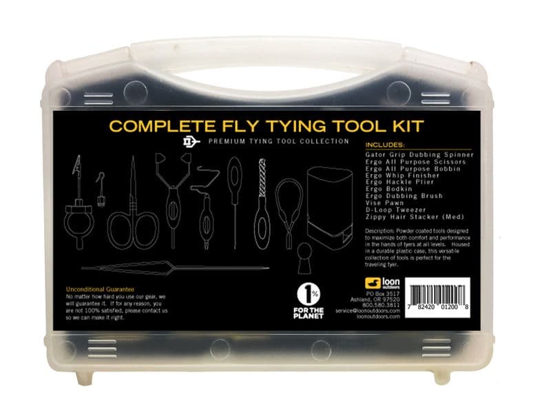 Complete Fly Tying Tool Kit - Yellow view 4