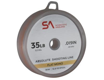 Absolute Shooting Line Flat Mono 35lb 30m Orange
