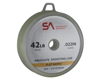Absolute Shooting Line Flat Mono 42lb 30m Chartreuse