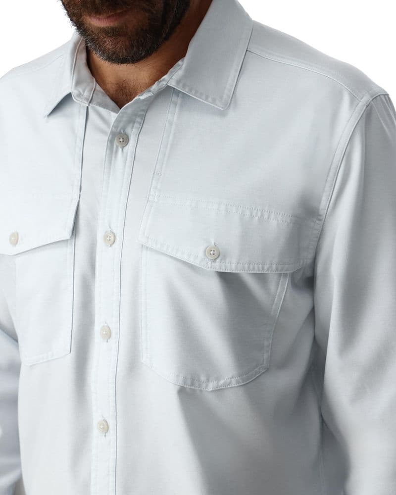 No-See-Um Bugstopper Shirt Bimini Blue Heather view 1