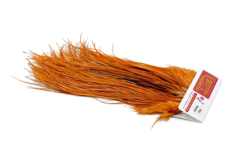 Whiting Pro Grade Saddle White dyed Golden Brown view 2
