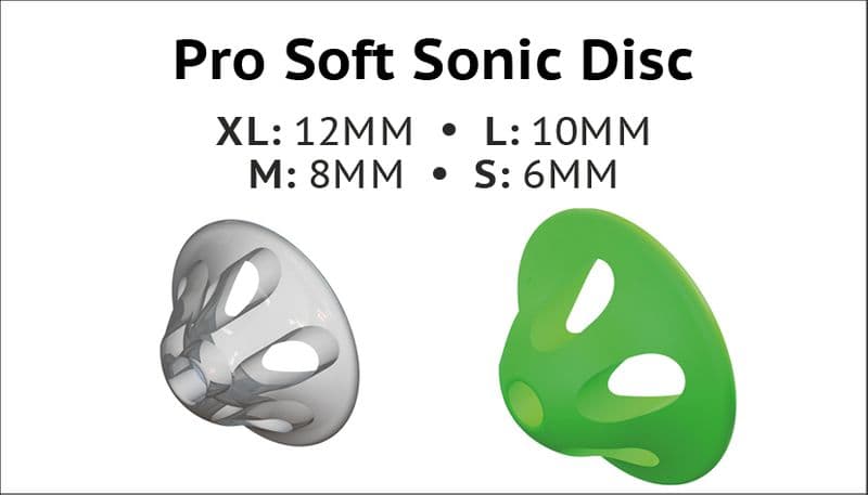 Soft Sonic Disc L (10mm) Green view 4